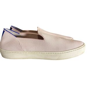 Rothys Slip On Sneaker Womens 8.5 Pale Pink Contemporary Sustainable Casual Rare